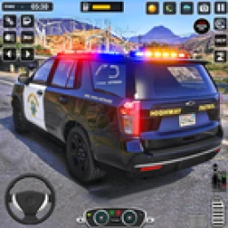 Drive Police Parking Car Games icon