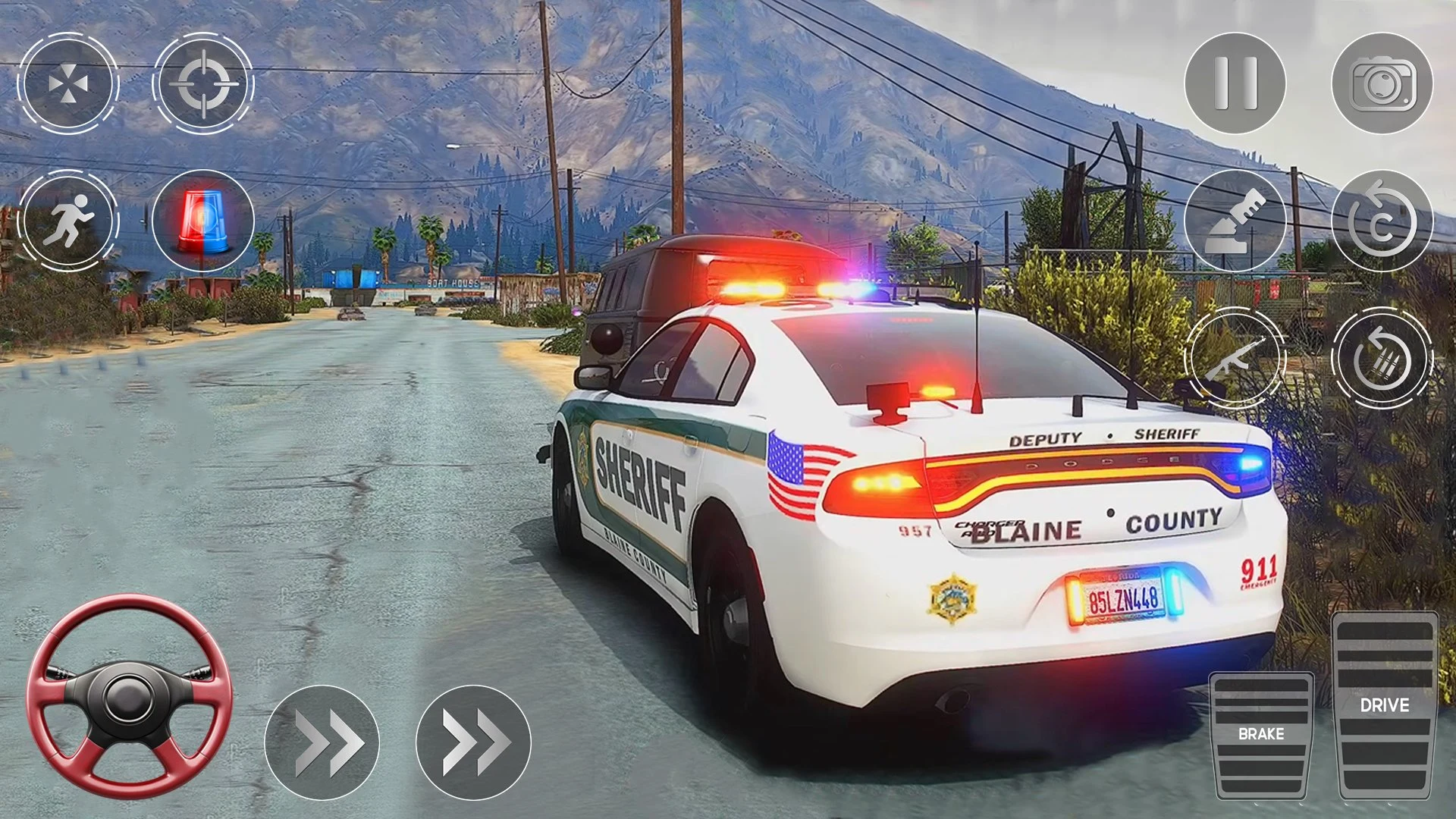 Drive Police Parking Car Games screenshot