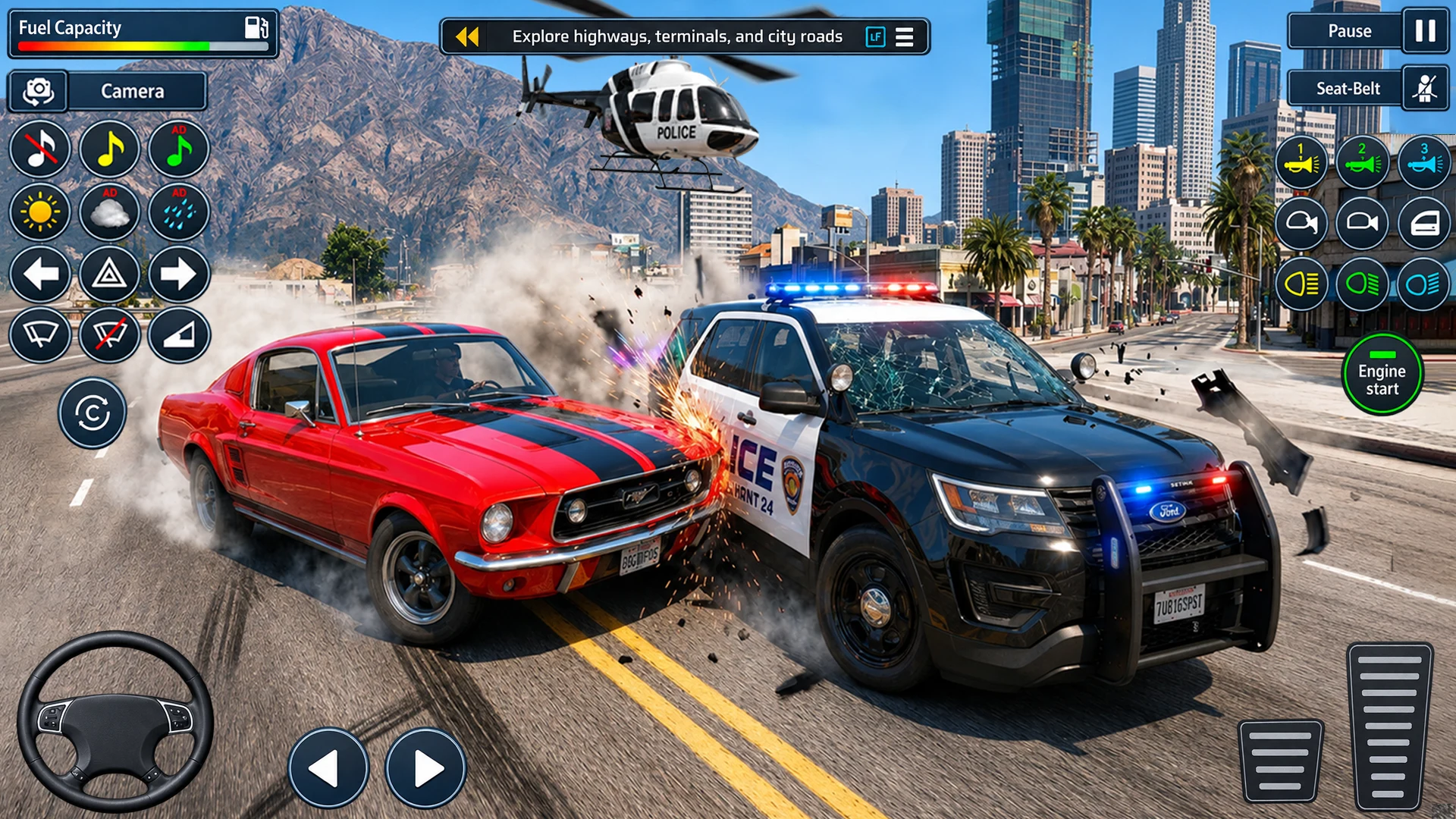 Police Prado Parking: Cop Game screenshot