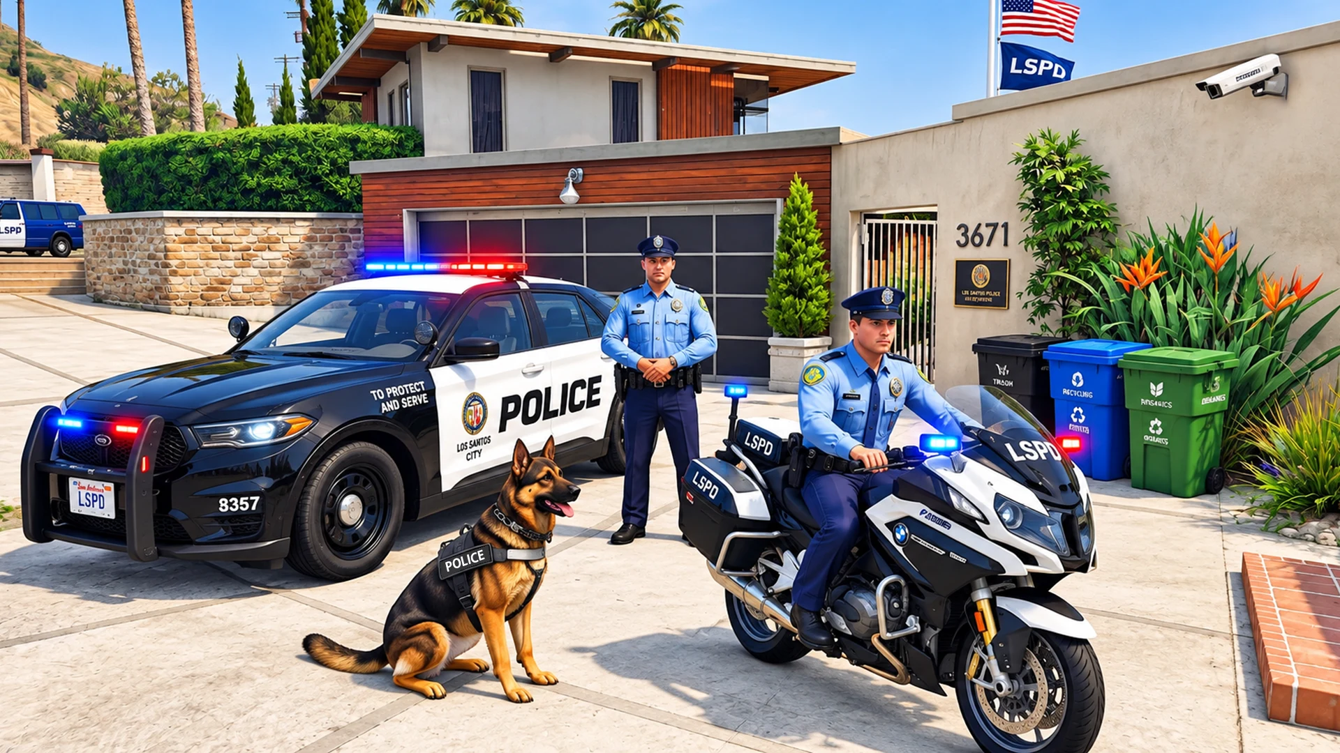 Police Prado Parking: Cop Game screenshot