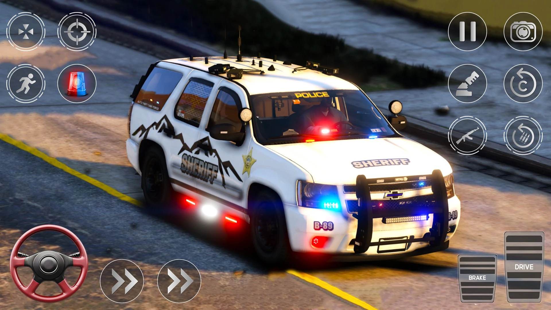 Drive Police Parking Car Games screenshot
