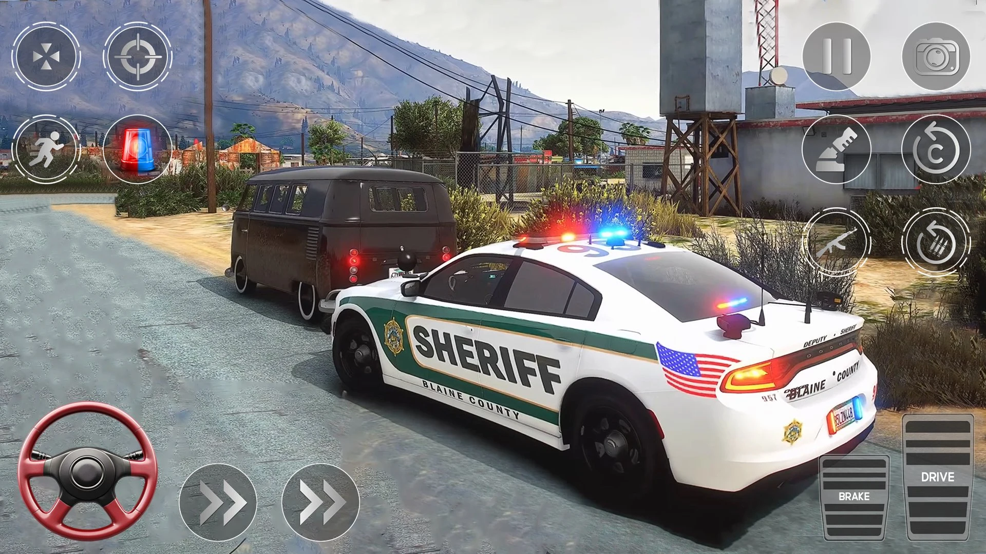 Drive Police Parking Car Games screenshot