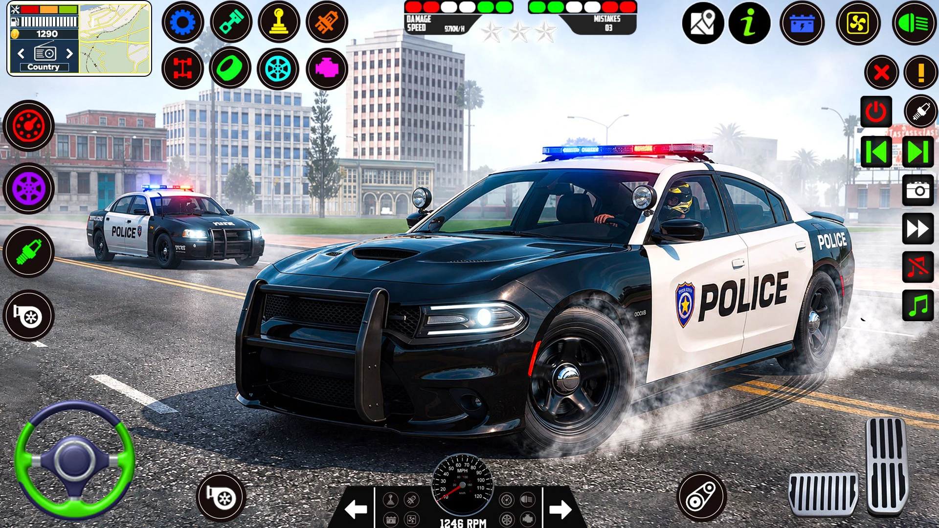 Police Prado Parking: Cop Game screenshot