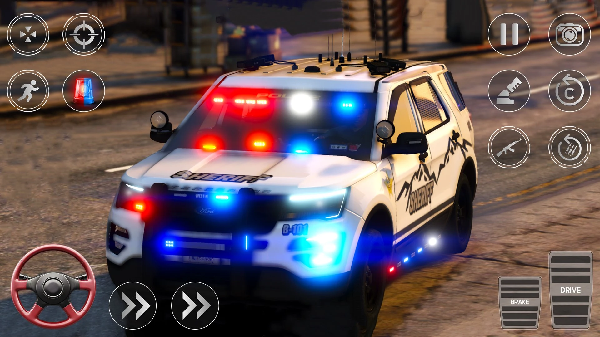 Drive Police Parking Car Games screenshot